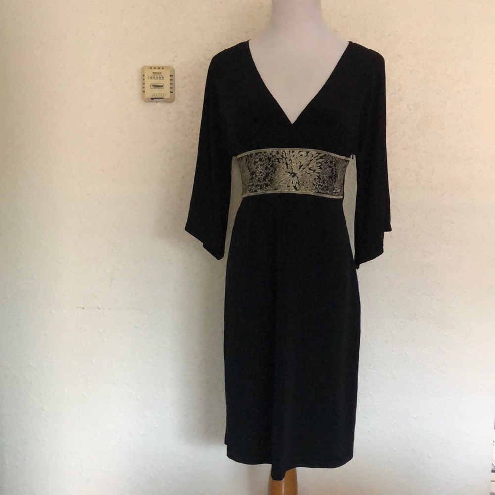 Black and Gold dress